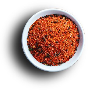 The Japanese Shichimi powder is a blend of seven flavours 