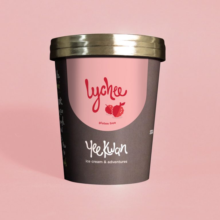 Lychee Ice Cream Yee Kwan's East Asian inspired flavours