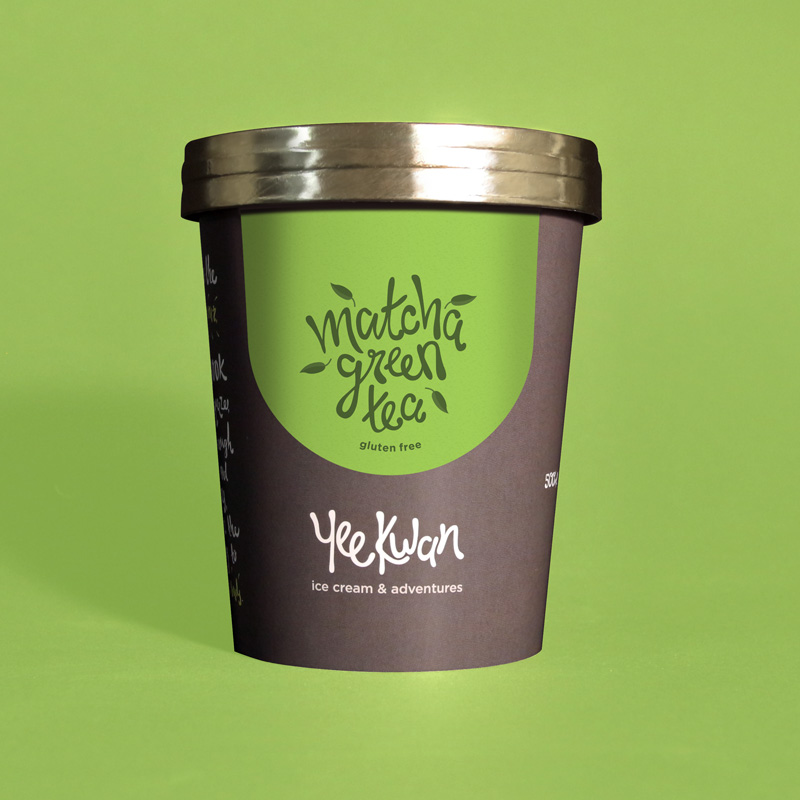 Matcha Green Tea Ice Cream - Yee Kwan Ice Cream